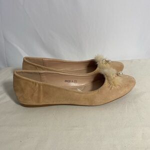 Heart's Angela Blush Ballet Ballerina Shoes...Size 11
